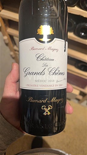 Burdeos Médoc Cru Bourgeois Supérieur Château Les Grands Chênes 2018
