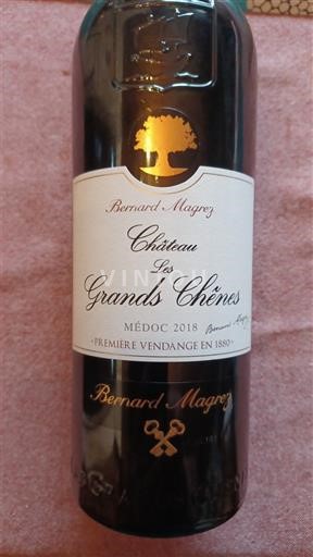 Bordeaux Médoc Cru Bourgeois Supérieur Château Les Grands Chênes 2018