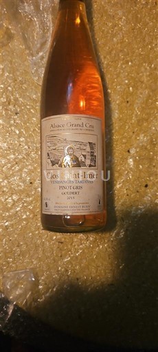 Alsasko Rulandské šedé Grand Cru Clos Saint Imer Vendanges tardives 2015