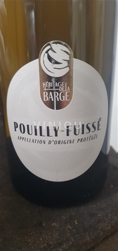 Bourgondië Pouilly-fuissé Héritage de la Barge 2017