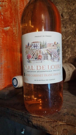 Loire Valley Rosé Cabernet Franc Demi-Sec Non-Vintage