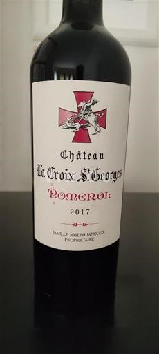 Bordeaux Pomerol Château La Croix Saint-Georges 2017