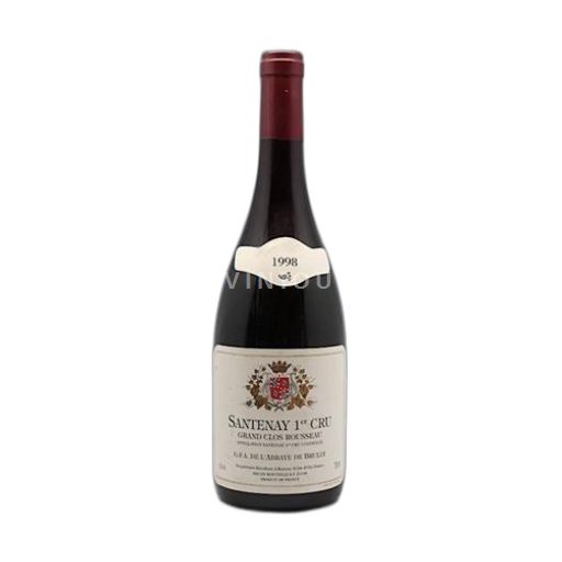 Burgundy Santenay Premier Cru GFA de l'Abbaye de Brully Grand Clos Rousseau 1998