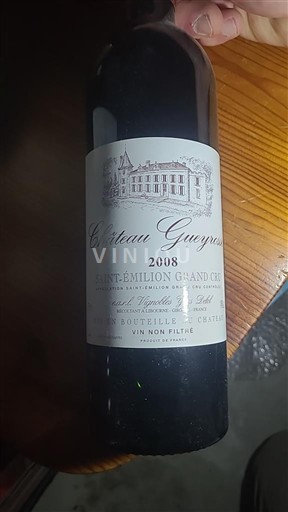 Bordéus Saint-Émilion Grand Cru Château Gueyrosse 2008