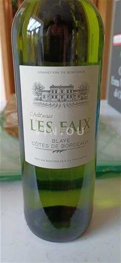 Burdeos Blaye-Côtes de Burdeos Château Les Faix 2022