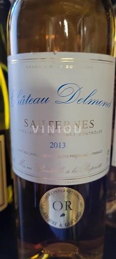 Bordeaux Sauternes Château Delmond 2013
