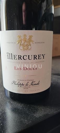 Burgundija Mercurey Domaine Philippe le Hardi Les Doués Neleten.