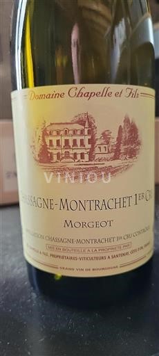 Bourgogne Premier Cru Domaine Chapelle et Fils Morgeot Non Millésimé