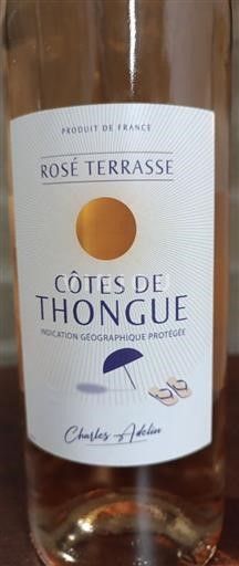 Languedoc-Roussillon Côtes de Thongue Charles Adelin Rosé Terrasse 2023