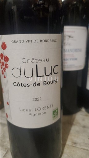 Bordeaux Côtes-de-bourg Château Luc 2022