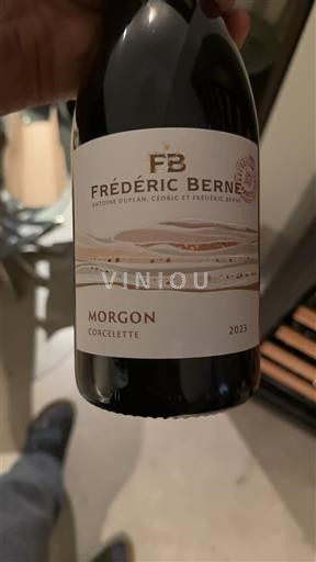 Beaujolais Morgon Domaine Frédéric Berne Corcelette 2023