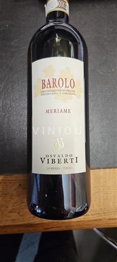 Piemonte Barolo Osvaldo Viberti Meriame 2019