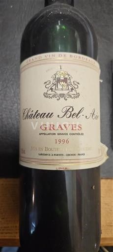 Bordeaux Graves Château Bel-Air 1996