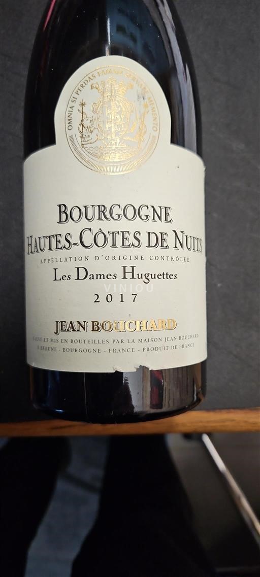 Bourgogne Hautes Côtes de Nuits Jean Bouchard Les Dames Huguettes 2017