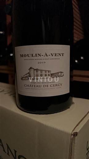Beaujolais Moulin-à-vent Château Cercy 2019