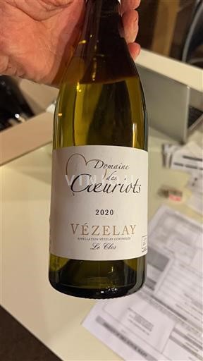 Bourgogne Bourgogne Vezelay Domaine Des Cœurriots Le Clos 2020