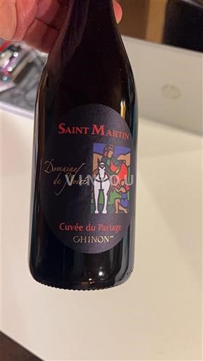 Thung lũng sông Loire Chinon Domaine Noire du Partage 2020