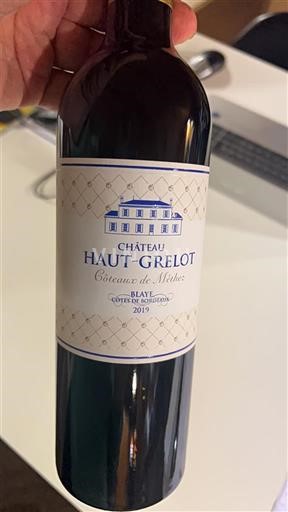 Burdeos Blaye-Côtes de Burdeos Domaine Haut Grelot 2019