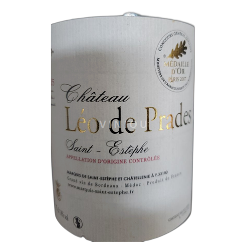 Burdeos Saint-Estèphe Château Leo de Prades Sin añada