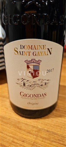 Thung lũng Rhône Gigondas Domaine Saint Gayan Origine 2017