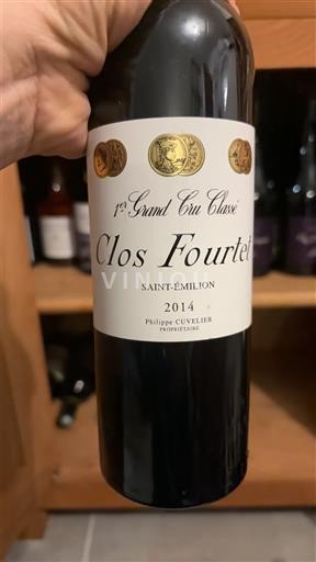 Bordeaux Saint-Émilion Premier Grand Cru Classé Clos Fourtet 2014