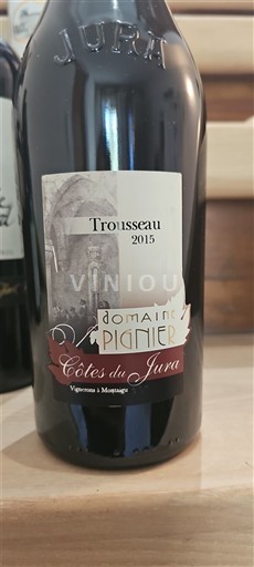 Jura Côtes du Jura Domaine Pignier Trousseau 2015