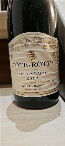Thung lũng Rhône Côte-rôtie Domaine Gilles Barge Le Combard 2012