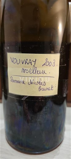 Loiren laakso Vouvray Domaine Nicolas Brunet 2003