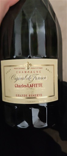 Champaña Champán Charles Lafitte Orgueil de France Grande Réserve Sin añada