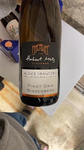 Alsasko Alsasko Grand Cru Grand Cru Hubert Metz Pinot Gris Winzenberg 2018