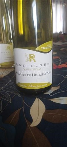 Elsass Klevener de Heiligenstein Rosfelder Tradition 2023
