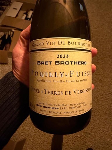 Bourgogne Pouilly-fuissé Bret Brothers Terres de Vergisson 2023