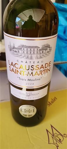 Bordeaux Côtes-de-bordeaux-saint-macaire Lacaussade Saint-Martin Trois Moulins 2024