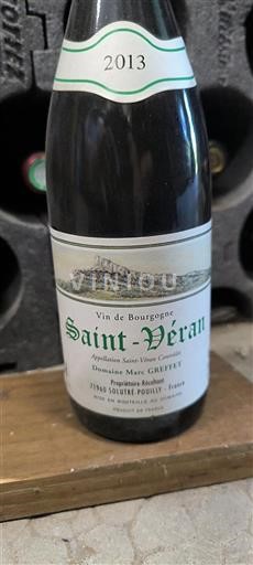 Burgundsko Saint-Véran Domaine Marc Grefet 2013