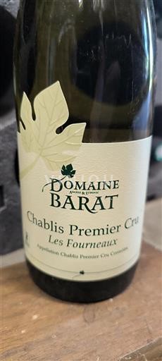 Borgoña Chablis Premier Cru Domaine Barat Les Fourneaux 2017