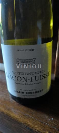 Burgundi Mâcon ja Mâcon-kylät Collin bourisset L'Authentique 2022