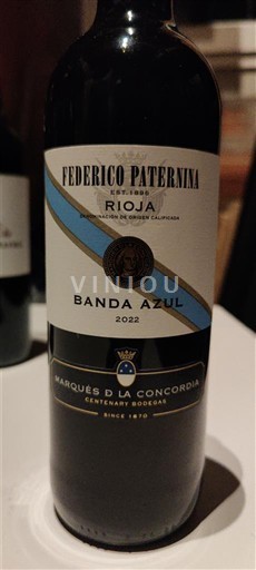 La Rioja Rioja Federico Paternina Banda Azul 2022