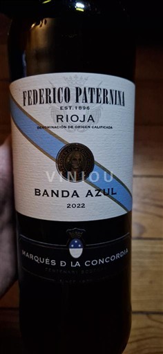 La Rioja Rioja Federico Paternina Banda Azul 2022