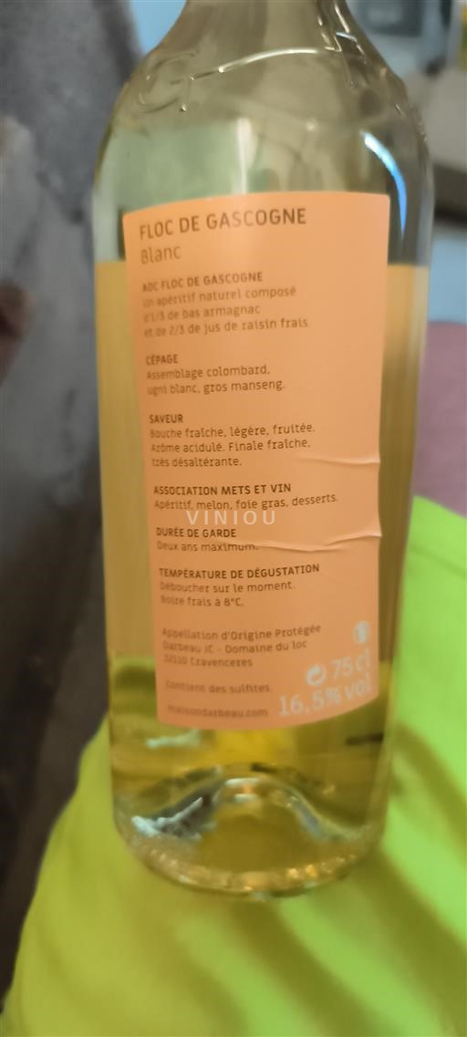 Zuidwest-Frankrijk Floc de Gascogne Domaine Loc Niet-geïntegreerd