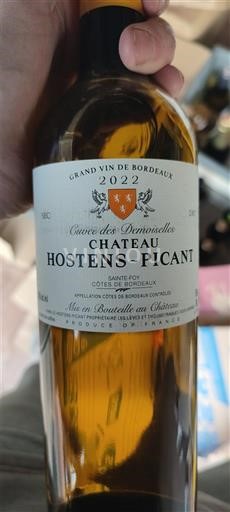 Burdeos No especificado Château Hostens-Picant des Demoiselles 2022