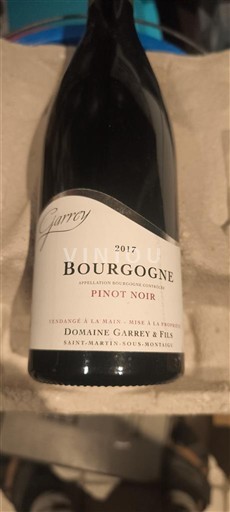 Bourgogne Domaine Garrey & Fils Pinot Noir 2017
