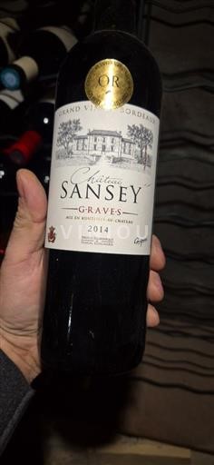 Bordeaux Graves Château Sansey 2014