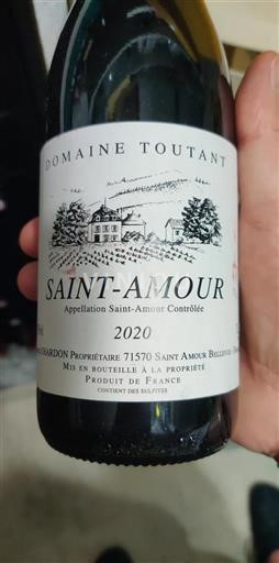 Beaujolais Saint-Amour Domaine Toutant 2020