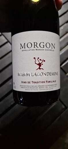 Beaujolais Morgon Maison Lacondemine 2023