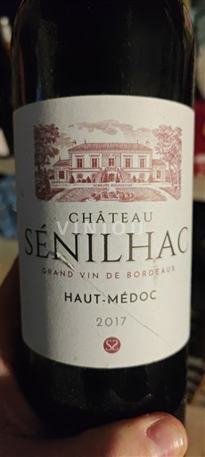 Bordeaux Haut-Médoc Château SÉNILHAC 2017