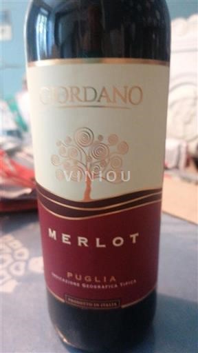 Apulia Wines Unspecified Giordano Merlot 2021
