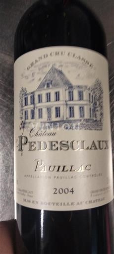 Bordeaux Pauillac Grand Cru Château Pedesclaux 2004
