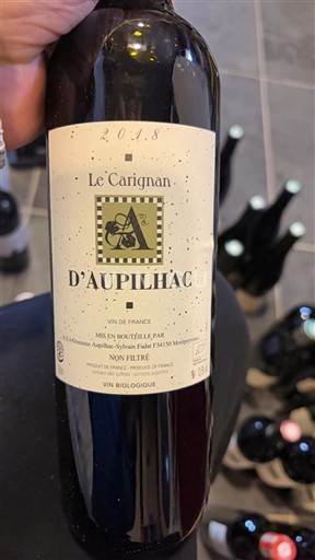 Languedoc Không được chỉ định Aupilhac Le Carignan 2018