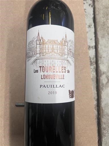 Bordeaux Pauillac Château Pichon Baron Les Tourelles de Longueville 2019