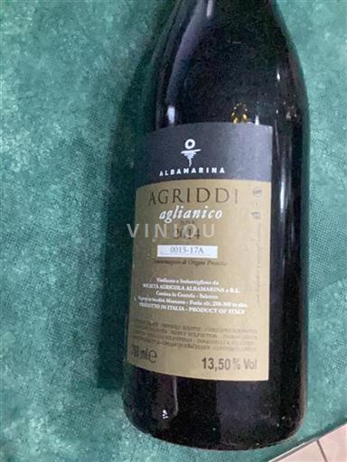 Campanie Không được chỉ định Albamarina Agriddi 2014